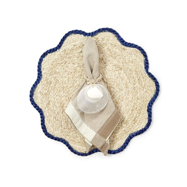 Seagrass Scalloped Edge Placemats, Set of 4